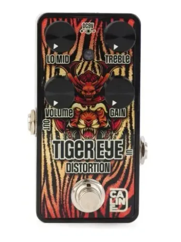 Pedal de Distorção Caline Tiger Eye - Para Timbrar com Intensidade!
