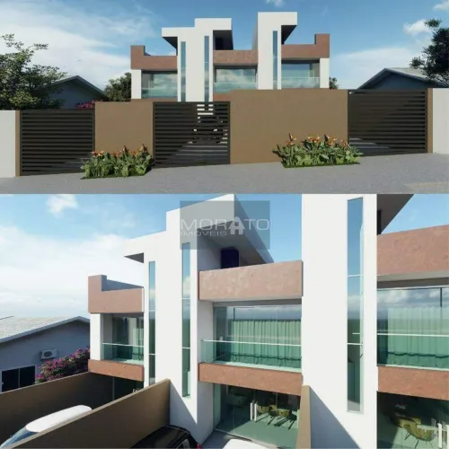Casas Geminadas Triplex 03 Quartos, Suíte, 04 Vagas, no Bairro Santa Mônica