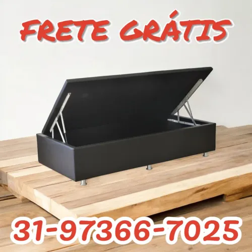 CAMA BOX BAÚ SOLTEIRO / NOVAS / ENTREGA IMEDIATA
