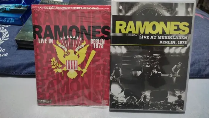 Ramones - um cd e dois dvds Punk Rock