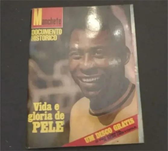 Manchete a vida e gloria do Pelé disco incluso