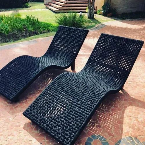 CONJUNTO ESPREGUIÇADEIRA FIXA PARA PISCINA