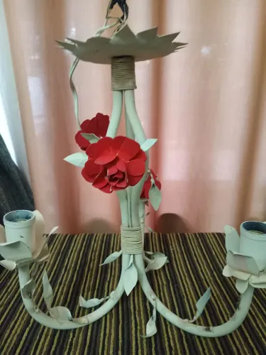 Lustre Decorativo Floral Vintage