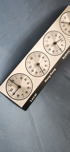 Relógio CIDADES para escritório