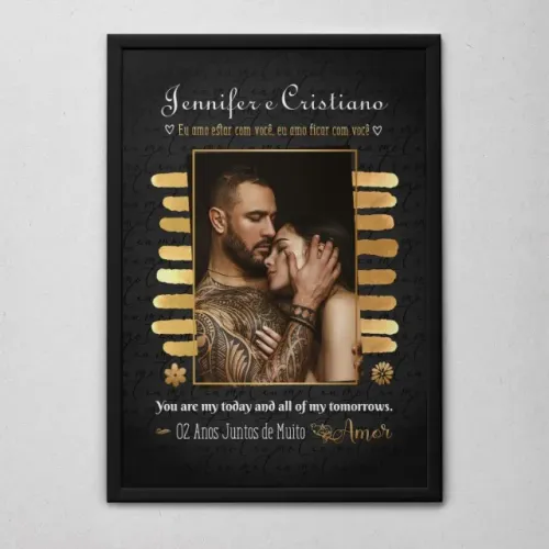 quadro decorativo casal namorados