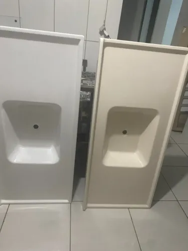 ? OFERTA IMPERDÍVEL! ? ? Cuba de marmorite branco ou bege direto de fábrica! ?