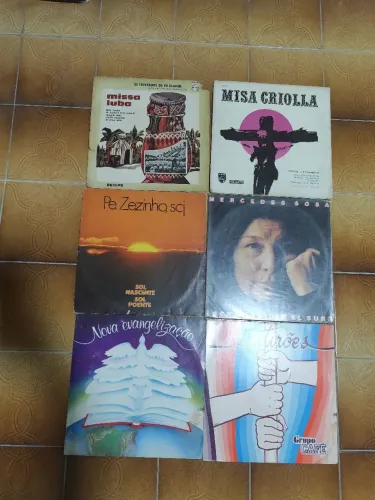Lote Discos de Vinil Religiosos