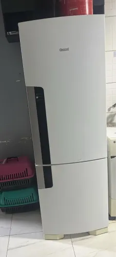 Geladeira Consul Frost Free Duplex 397 litros Branca com freezer embaixo
