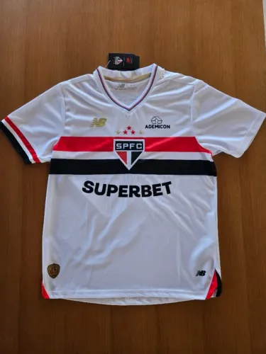 Camisa São Paulo Home 2025 - Modelo Torcedor