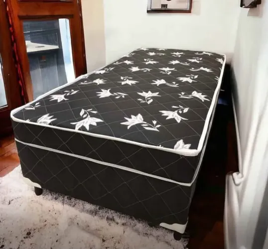 Cama Box solteiro Vênus, MOLAS ENSACADAS 