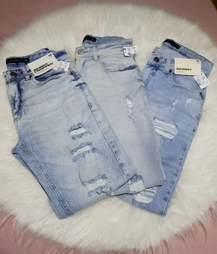 Calças jeans masculina n36 