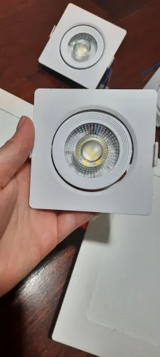 Kit 8 leds redondo de embutir