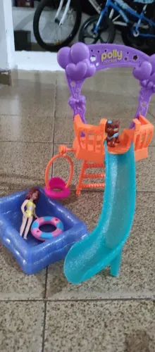 Polly Pocket - Piscina e Escorrega