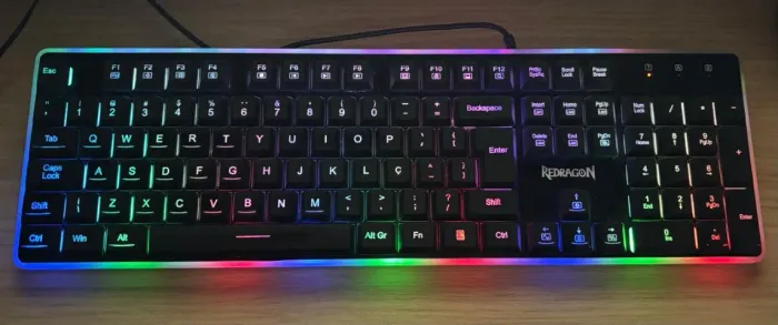Teclado Gamer Membrana Redragon Dyaus 2 RGB