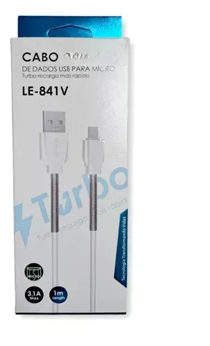 Cabo Usb V8 Com Proteção Robusta Nas Extremidades