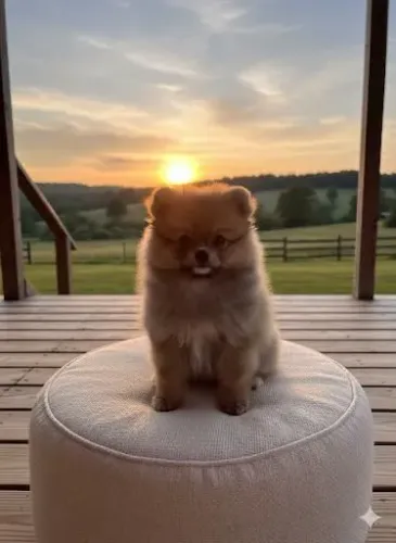 Spitz alemão seu pet Leal