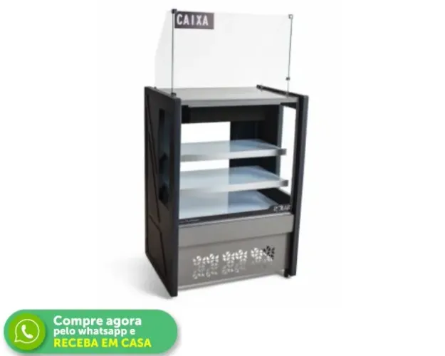 Balcão Caixa 80CM Polar Preto