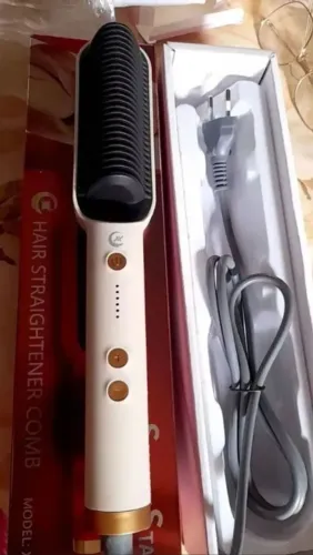 Escova alisadora 3 em 1