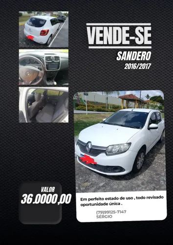 Renault Sandero Expression Flex 1.0 12V 5P 2017