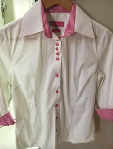 Camisa Feminina Les Chemises Branca Tam. P
