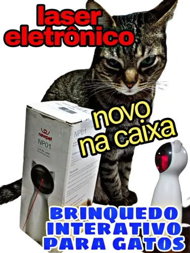 Brinquedo para Gatos laser eletrônico 