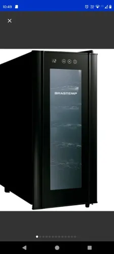 Adega climatizada Brastemp 12 garrafas