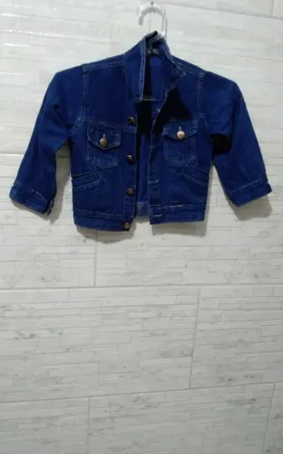 Jaqueta Jeans Infantil t3 pra hoje 