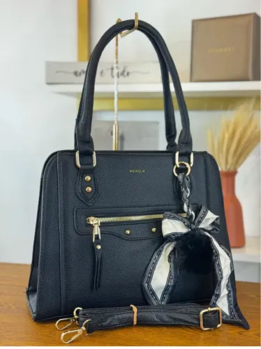 Bolsa estilosa média feminina