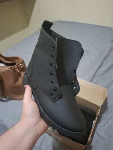 Bota Coturno Tratorada Feminina