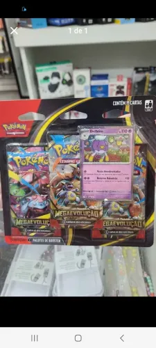 Blister triplo pokemon mega evolução 