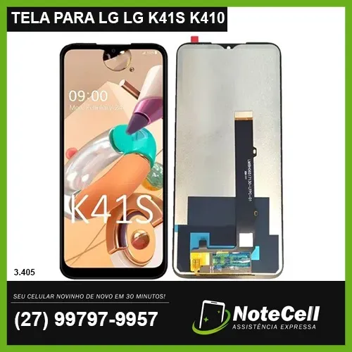 Tela Display Para Lg K41S Original Lmk410 Bmw Preto- Instalação Expressa Em 30 Minutos!