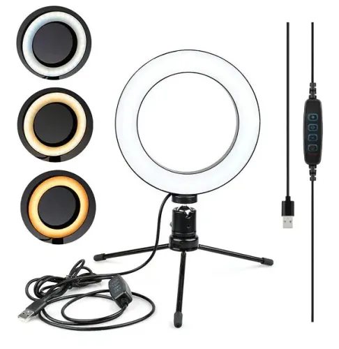 Ring Light de Mesa
