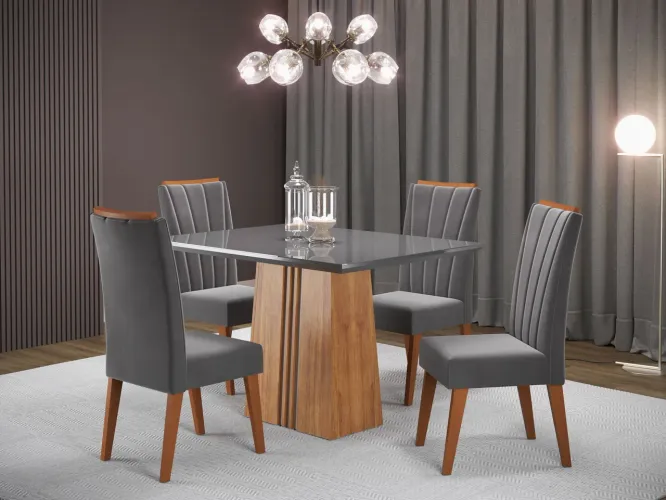 MESA DE JANTAR 4 LUGARES ALTA ELEGÂNCIA SURPREENDA-SE!! UWYSR