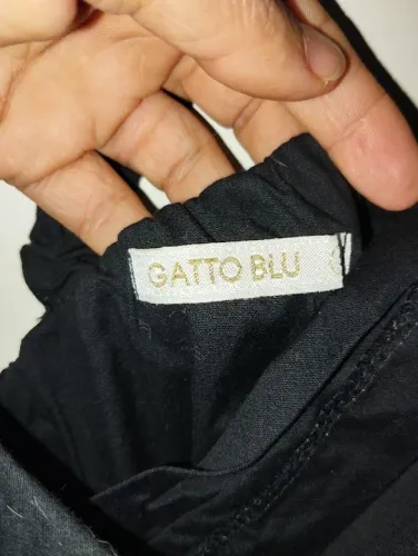 Macacão Gatto Blu P/M Preto