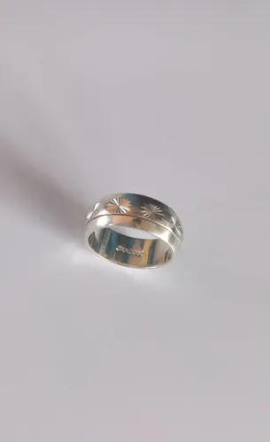 Anel novo prata 950 TAM. 18 giratório
