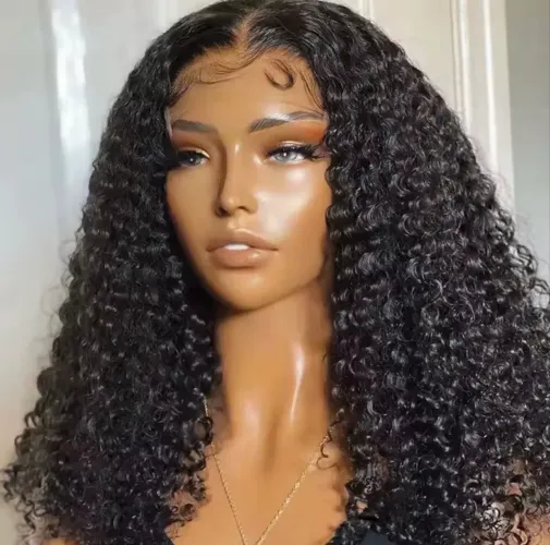 Lace Front Cabelo Humano 55cm Cacheado 