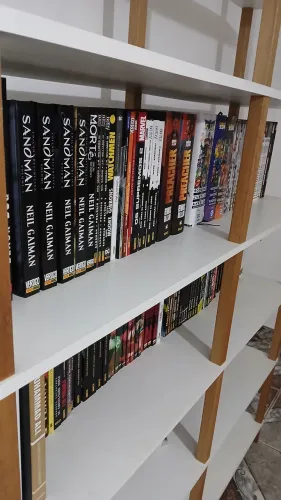 Estante Evolukit 140x38x212 Branca - by Pipoca e Nanquim de HQs e Mangás