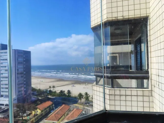 Apartamento VISTA MAR com 1 dormitório à venda, 62 m² por R$ 330.000 - Maracanã - Praia Gr