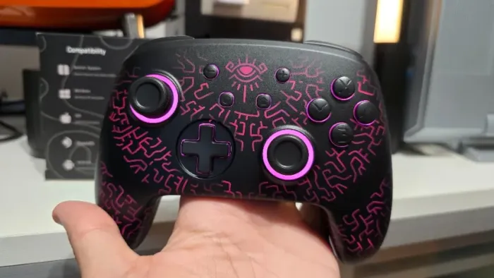 Controle Funlab Nintendo Switch PC modelo Zelda Tears of the Kingdom bluetooth