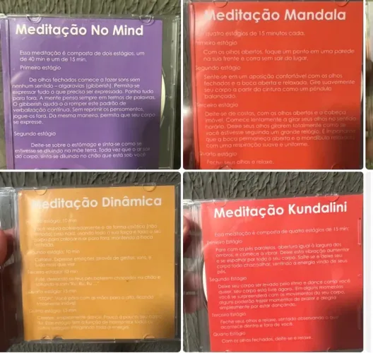 4 cds de meditação guiada