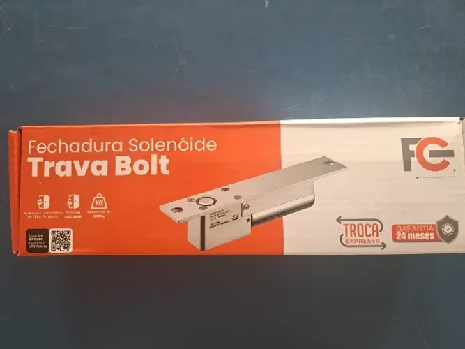 FECHADURA SOLENÓIDE TRAVA BOLT NOVO LACRADO FRETE GRÁTIS PARA MACEIÓ