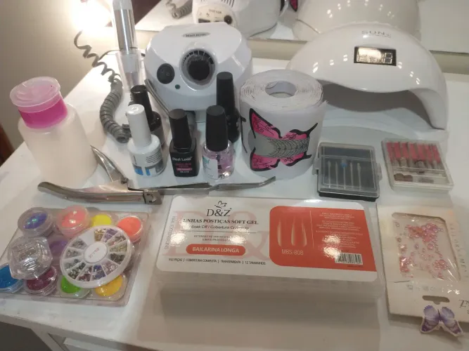 Kit alongamento de unhas 