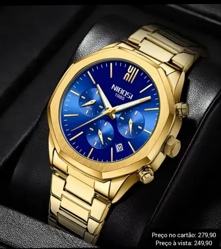 Relógio Masculino Nibosi Original Premium