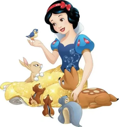 CONVITE ANIVERSÁRIO DIGITAL/Princesa Branca de Neve e Amigos