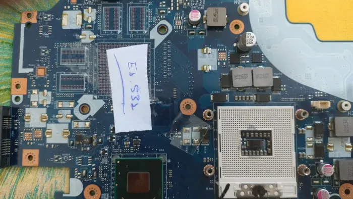 Placa Mãe de Notebook acer e1 531 celeron ( defeito ) tira peça