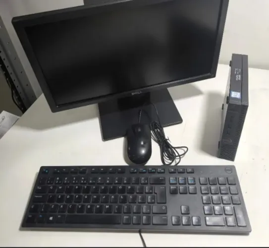 Mini pc Dell i5 completo com monitor Dell 