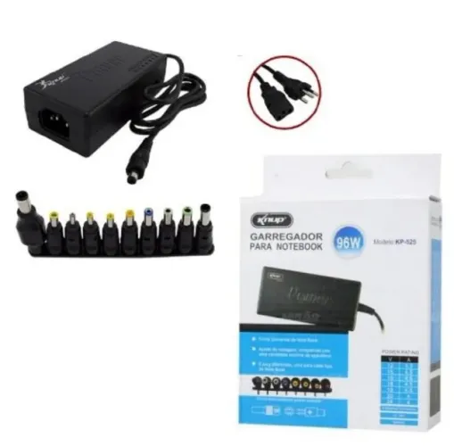 Fonte Carregador Universal Notebook Laptop 12v 15v 16v 18v 19v 20v 24v  d-rr100  2185