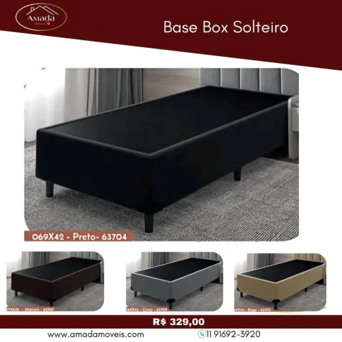 Base Box Solteiro Amada - Entrega em 3 dias 