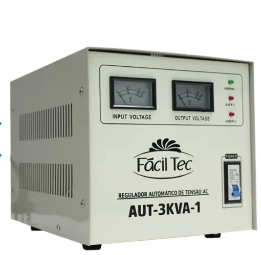 Estabilizador de Tensão Automático Fácil Tec AUT-3KVA-1
