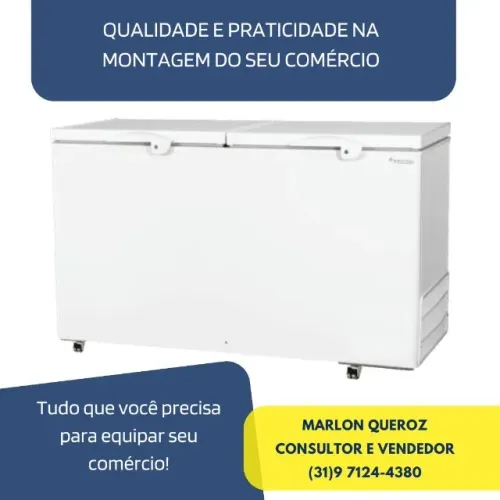 Freezer Horizontal Fricon Dupla Ação 503 Litros - 127/220V Novo